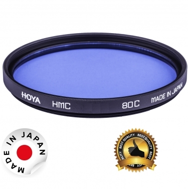 Hoya 49mm Standard 80C Blue Filter