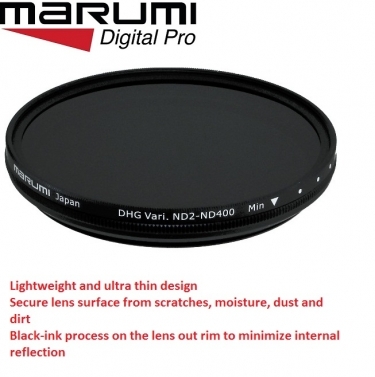 Marumi 72mm DHG Variable ND2-ND400 Neutral Density Filter