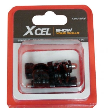 Xcel HD 90 Degree/Straight Extenders With Thumbscrews