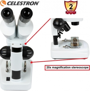 Celestron LABS S20A Angled Stereo Microscope