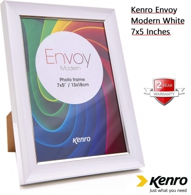 Kenro Envoy Modern White 7x5 Inches