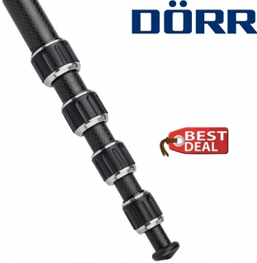 Dorr Racer CR-1500 5 Section Carbon Fibre Monopod