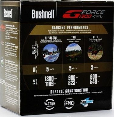 Bushnell 6x21 G-Force 1300 ARC Laser Waterproof Rangefinder Camo