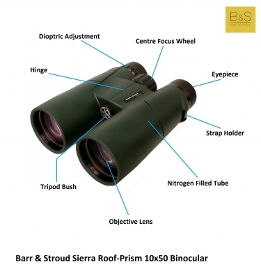 Barr & Stroud Sierra Roof-Prism 10x50 Binocular