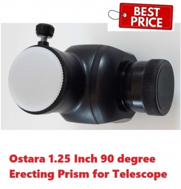 Ostara 1.25 Inch 90 degree Erecting Prism for Telescope