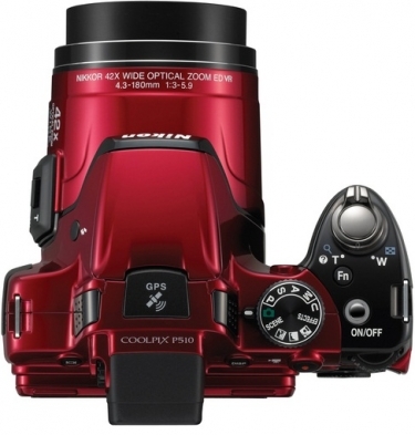 Nikon P510 Coolpix 16 Mega Pixel Digital Camera Red