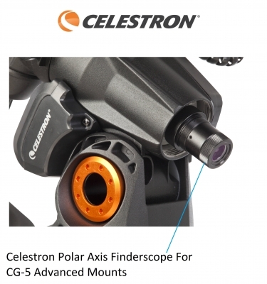 Celestron Polar Axis Finderscope For CG-5 Advanced Mounts