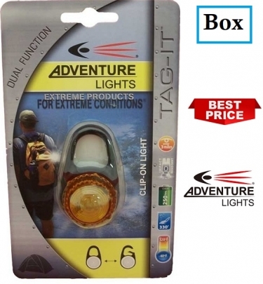 Adventure Lights Guardian Tag-It Safety Light yellow