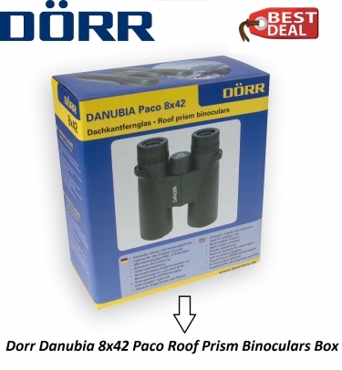 Dorr Danubia 8x42 Paco Roof Prism Binoculars