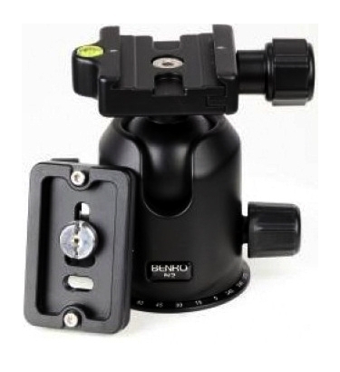 Benro N00 Dual Action Ball Head With PU50 Quick Release Plate
