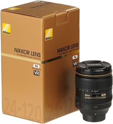 Nikon AF-S 24-120mm F4G ED VR Nikkor Lens