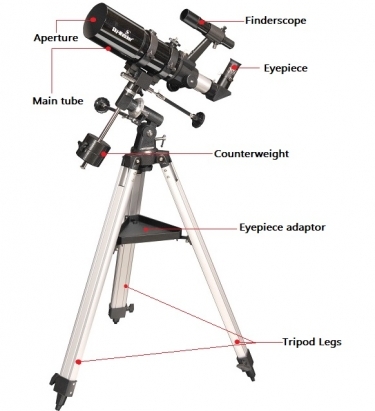 Skywatcher Startravel-80 EQ-1 Refractor Telescope