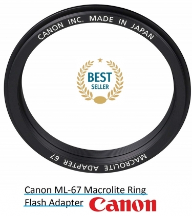 Canon ML-67 Macrolite Ring Flash Adapter for 67mm Filter Thread Lens