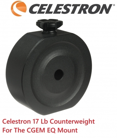 Celestron 17 Lb Counterweight For The CGEM EQ Mount
