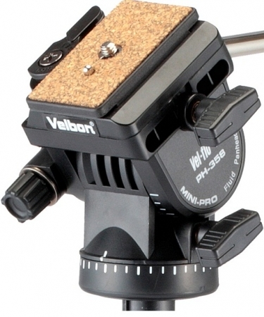 Velbon Videomate 538 Aluminium Tripod With PH-358 Fluid Head