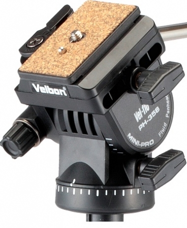 Velbon Videomate 638 Aluminium Tripod With PH-358 Fluid Head