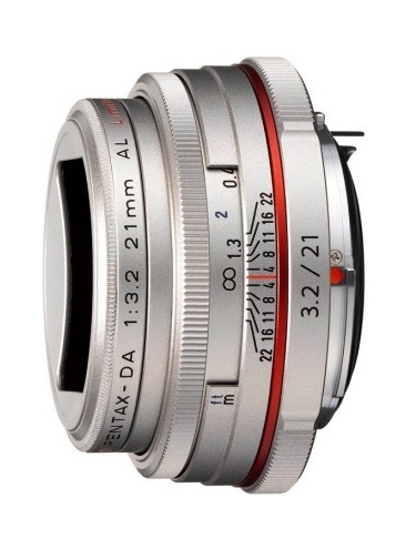 Pentax HD DA 21mm F3.2 AL Limited Lens (Silver)