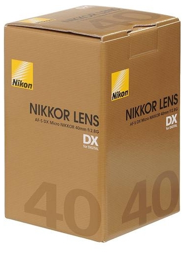 Nikon AF-S DX Micro Nikkor 40mm F2.8G Macro lens