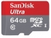 SanDisk 64GB MicroSDXC Ultra Memory Card with SD Adapter