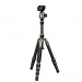 Dorr HQ1315 5 Section Black/Green Aluminium Tripod With Ball Head