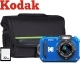 Kodak PIXPRO WPZ2 16MP 4x Zoom Camera Blue + Sandisk 32GB Card