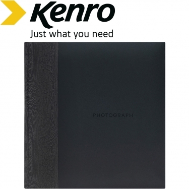 Kenro 6x4 Inches Black Kington Memo Album 200