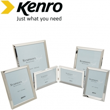 Kenro 6x4 Inches 10x15cm Double Multi Symphony Style Silver Plated
