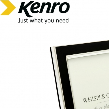 Kenro 6x4 Inches 10x15cm Single Whisper Classic Black Inlay