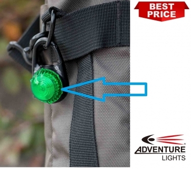 Adventure Lights Guardian Tag It Safety Light Green