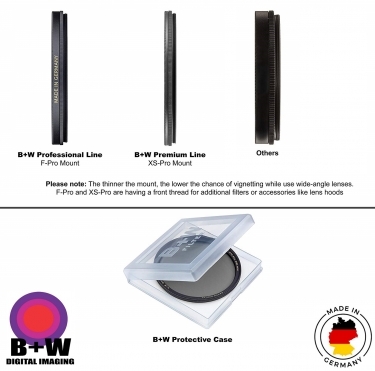B+W XS-Pro Digital HTC CPL MRC nano 62 filter