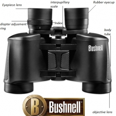 Bushnell 7x35 PowerView Weather Resistant Porro Prism Binocular