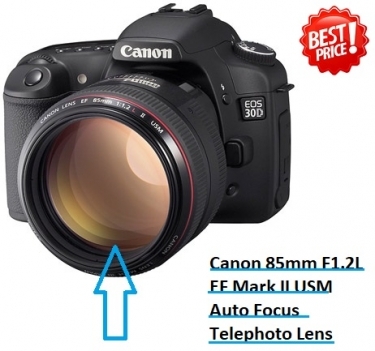 Canon 85mm F1.2L EF Mark II USM Auto Focus Telephoto Lens