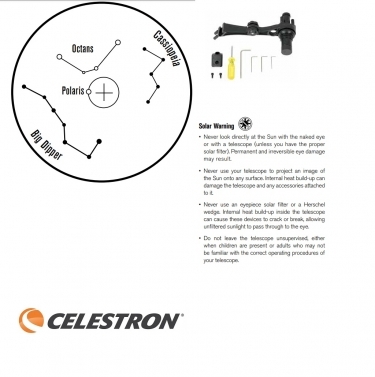 Celestron Polar Axis Finderscope For CGX and CGX-L Equatorial Mounts