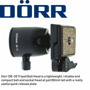 Dorr DB-30 Tripod Ball Head With Quick Release