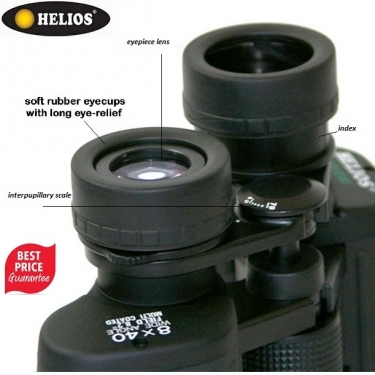 Helios 8x40 WA Fieldmaster Porro Prism Binoculars Helios 8x40 WA Fieldmaster Porro Prism Binoculars