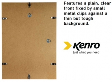 Kenro 15.75x23.5 Inch Plexiglas Fronted Clip Frames