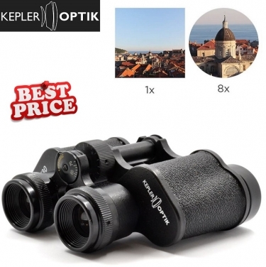 Kepler 8x30 Optik Vintage Style Porro Prism Binoculars
