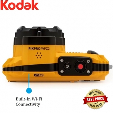 Kodak PIXPRO WPZ2 16MP Tough Compact Camera - Yellow - Kodak PIXPRO WPZ2 16MP Tough Compact Camera - Yellow -