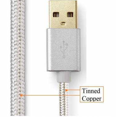 Nedis Braided 3-in-1 USB-A, USB_C, Micro USB Charge Cable