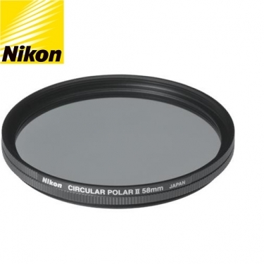 Nikon 58mm Circular Polarizer II Thin Ring Multi-Coated Filter