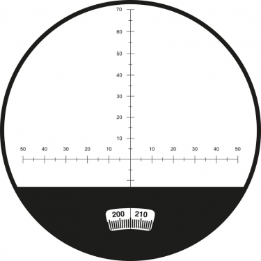 Olivon WP 7x50 DL Compass Mil Scale Binocular