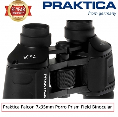 Praktica Falcon 7x35mm Porro Prism Coated Optics Field Binocular