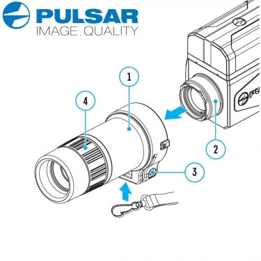 Pulsar 3x20 B Monocular PUL-71014