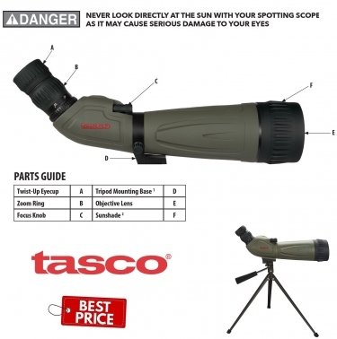 Tasco 20-60x80 Spotting Scope (Angled Viewing)