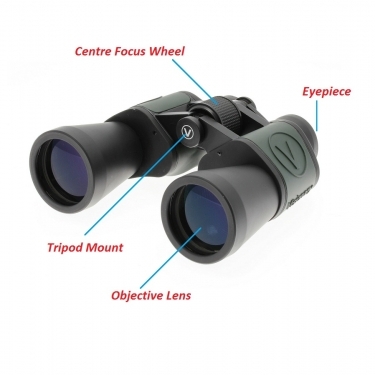 Visionary HD 10x50 Bak4 Prism Binocular