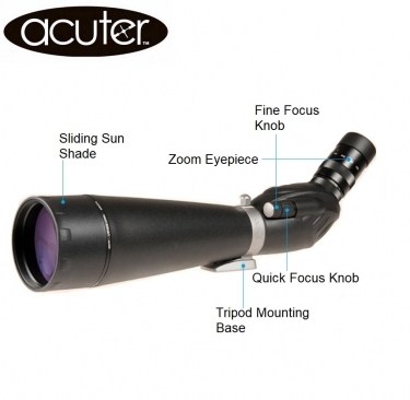 Acuter DS-PRO DS 22-67x100 Angled WP Dual Speed Spotting Scope Acuter DS-PRO DS 22-67x100 Angled WP Dual Speed Spotting Scope