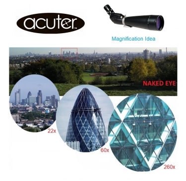 Acuter DS-PRO DS 22-67x100 Angled WP Dual Speed Spotting Scope Acuter DS-PRO DS 22-67x100 Angled WP Dual Speed Spotting Scope