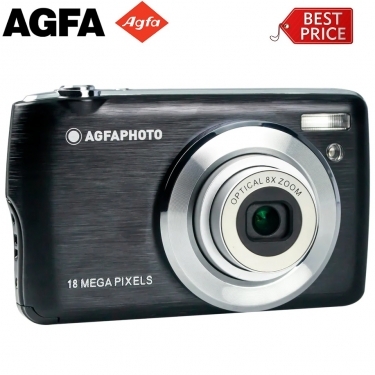 Agfa Photo Realishot DC8200 Compact Digital Camera Kit - Black
