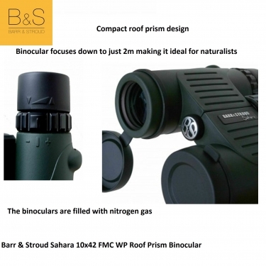 Barr & Stroud Sahara 10x42 FMC WP Roof Prism Binocular Barr & Stroud Sahara 10x42 FMC WP Roof Prism Binocular