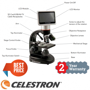 Celestron PentaView LCD Digital Microscope